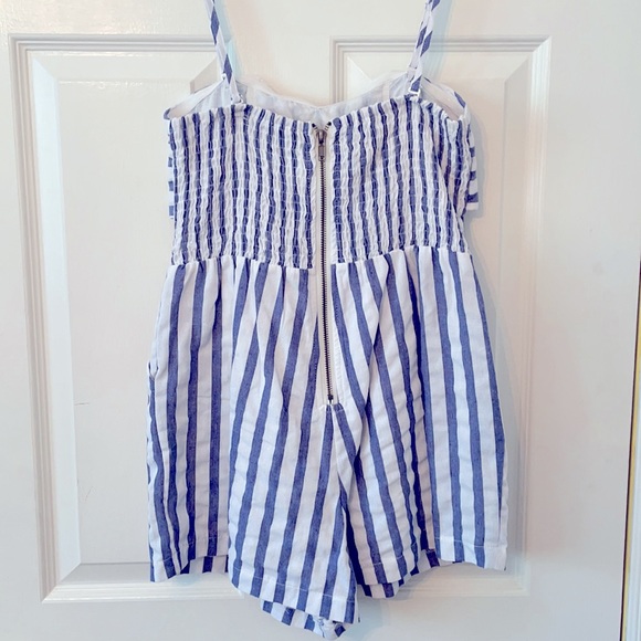 Strapless Striped Romper - Picture 3 of 3